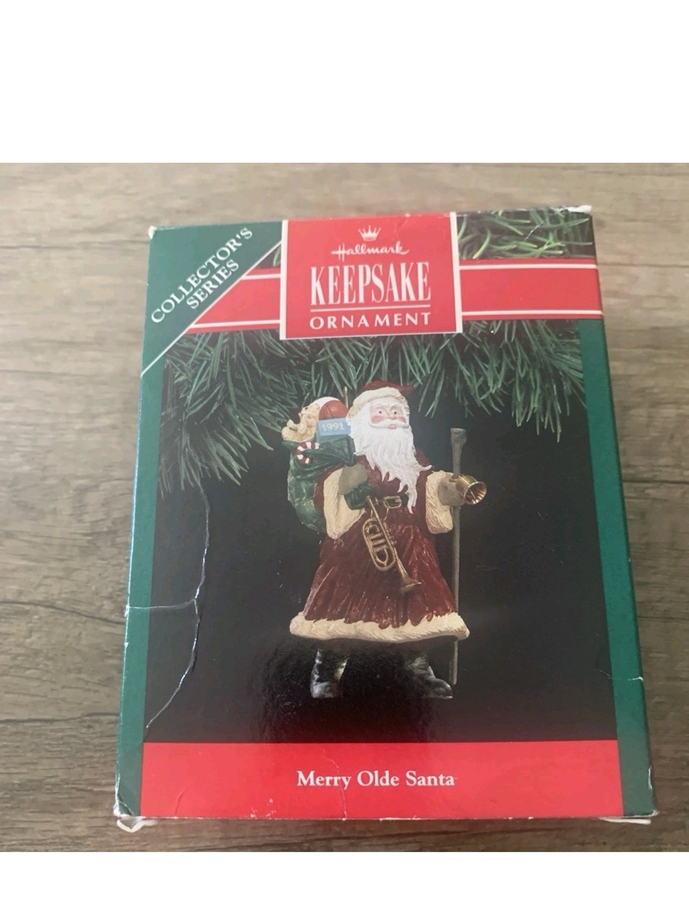 Hallmark Keepsake Merry Olde Santa Ornament - Red, Green, White